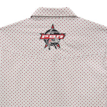 Load image into Gallery viewer, Men's Wrangler® PBR® Logo Long Sleeve Print Western Snap Shirt