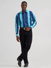 Load image into Gallery viewer, Wrangler Vintage-Inspired Brushpopper Western Snap Workshirt