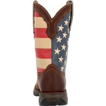 Load image into Gallery viewer, Durango® Lady Rebel™ Patriotic Women's Pull-On Western Flag Boot
