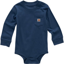 Load image into Gallery viewer, Carhartt Long Sleeve Pocket Bodysuit Onesie