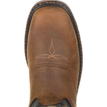 Load image into Gallery viewer, Georgia Boot Carbo-Tec LT Waterproof Pull-On Work Boot Navy & Brown