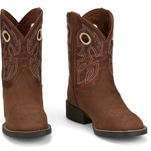 Load image into Gallery viewer, Justin Kid's Bowline Junior Western Boot