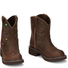 Load image into Gallery viewer, Justin Kid's GLITZI Western Boot