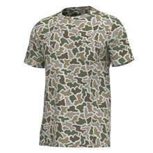 Load image into Gallery viewer, Local Boy Youth Heather Blend SS Crew Dog & Moon Camo Tee