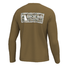 Load image into Gallery viewer, Local Boy Youth LS Heather Blend Graphic T-Shirt