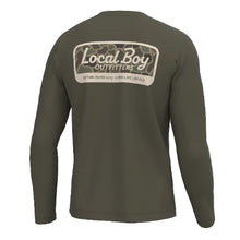 Load image into Gallery viewer, Local Boy Graphic Heather Performance Long Sleeve Tee