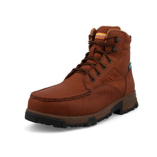 Load image into Gallery viewer, Twisted X Men's Rust Brown CellStretch Metguard Round Nano Toe Work Boots