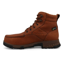 Load image into Gallery viewer, Twisted X Men's Rust Brown CellStretch Metguard Round Nano Toe Work Boots