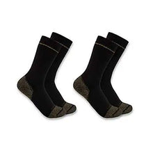 Load image into Gallery viewer, Carhartt Men's Midweight Cotton Blend Steel Toe Boot Sock 2-Pack