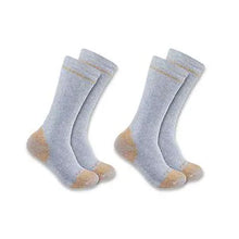 Load image into Gallery viewer, Carhartt Men's Midweight Cotton Blend Steel Toe Boot Sock 2-Pack