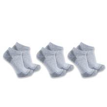 Load image into Gallery viewer, Carhartt Midweight Cotton Blend Low Cut Sock 3-PACK