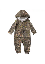 Load image into Gallery viewer, Carhartt Infant Long Sleeve Zip-Front Hooded Camo Coverall