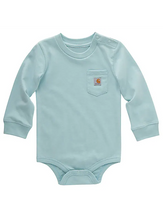 Load image into Gallery viewer, Carhartt Long Sleeve Pocket Bodysuit Onesie