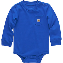 Load image into Gallery viewer, Carhartt Long Sleeve Pocket Bodysuit Onesie