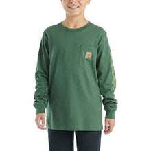 Load image into Gallery viewer, Boy's Carhartt Long Sleeve Pocket T-Shirt