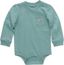 Load image into Gallery viewer, Carhartt Long Sleeve Pocket Bodysuit Onesie