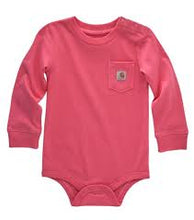 Load image into Gallery viewer, Carhartt Long Sleeve Pocket Bodysuit Onesie