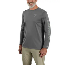 Load image into Gallery viewer, Carhartt Force Sun Defender™ Lightweight Long-Sleeve Logo Graphic T-Shirt