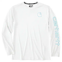 Load image into Gallery viewer, Carhartt Force Sun Defender™ Lightweight Long-Sleeve Logo Graphic T-Shirt