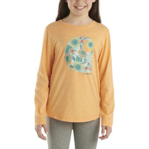 Carhartt Girl's Long-Sleeve Floral C Tee Shirt