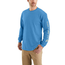 Load image into Gallery viewer, Loose Fit Heavyweight Long Sleeve Logo Sleeve Graphic T-Shirt