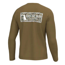 Load image into Gallery viewer, Local Boy Graphic Heather Performance Long Sleeve Tee