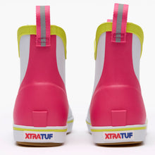 Load image into Gallery viewer, XtraTuf Children's White Multi/Pink Ankle Deck Boot