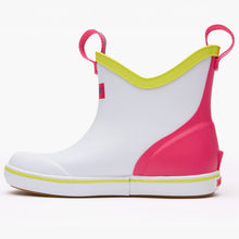 Load image into Gallery viewer, XtraTuf Children's White Multi/Pink Ankle Deck Boot
