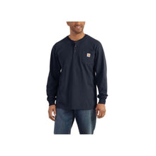 Load image into Gallery viewer, Carhartt Loose Fit Heavyweight Long Sleeve Pocket Henley T-Shirt Big &Tall