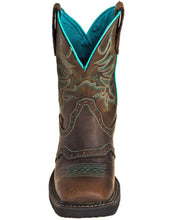 Load image into Gallery viewer, Justin Womens Mandra Chocolate Western Boot