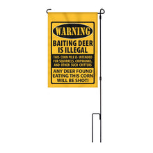Load image into Gallery viewer, LAWN YARD DECOR DOUBLE SIDED FLAG 14-INCH X 22-INCH WITH POLE