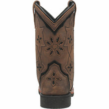 Load image into Gallery viewer, Dan Post Girl's Posy Brown Square Toe Western Boots
