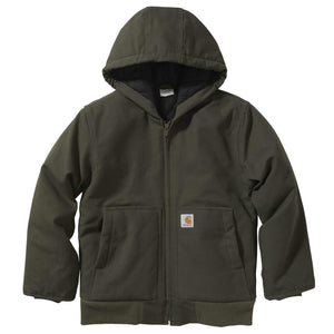 Boy's Carhartt Flannel Quilt Lined Active Jacket