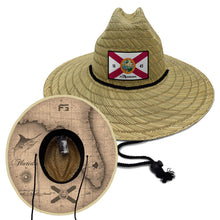 Load image into Gallery viewer, FloGrown Round Straw Hat
