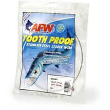 Load image into Gallery viewer, AFW Tooth Proof Stainless Steel Leader Wire