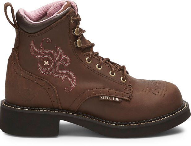 Justin gypsy women's waterproof best sale steel toe work boots