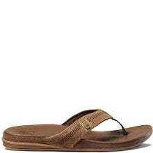 Load image into Gallery viewer, Men&#39;s Reef Cushion Lux Leather Sandals
