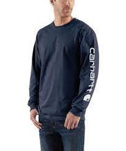 Load image into Gallery viewer, Loose Fit Heavyweight Long Sleeve Logo Sleeve Graphic T-Shirt