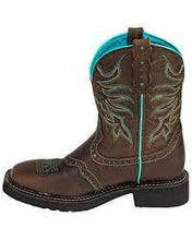 Load image into Gallery viewer, Justin Womens Mandra Chocolate Western Boot