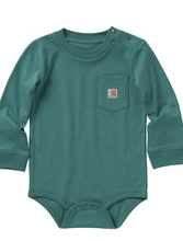 Load image into Gallery viewer, Carhartt Long Sleeve Pocket Bodysuit Onesie
