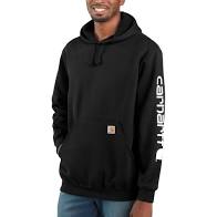 Load image into Gallery viewer, Midweight Hooded Logo Sweatshirt