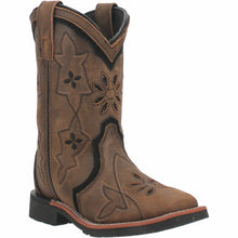 Load image into Gallery viewer, Dan Post Girl's Posy Brown Square Toe Western Boots