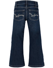 Load image into Gallery viewer, Wrangler Girls' Dark Wash Boot Cut Jeans