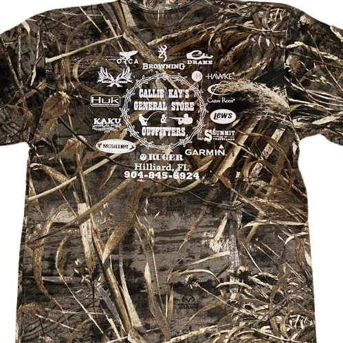 Callie Kay's Realtree Camo Short Sleeve Tee Shirt