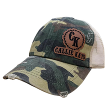 Load image into Gallery viewer, Blended Creations Women&#39;s Callie Kay&#39;s Leather Patch Hat
