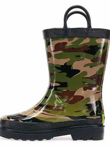 Kid's Camo Rain Boots