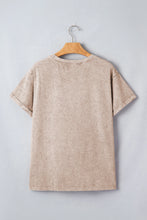 Load image into Gallery viewer, Smoke Gray 100% Cotton saved by grace Mineral Washed Cotton T Shirt
