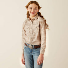 Load image into Gallery viewer, Ariat Girl&#39;s Bella Printed Button Down Shirt
