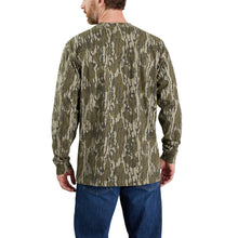 Load image into Gallery viewer, Carhartt Loose Fit Heavyweight Long-Sleeve Pocket Camo Logo Graphic T-Shirt
