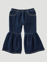 Load image into Gallery viewer, Wrangler Little Girl&#39;s Ruffle Leg Flare Jeans
